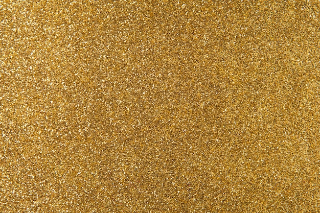 Photo golden glitter texture for background