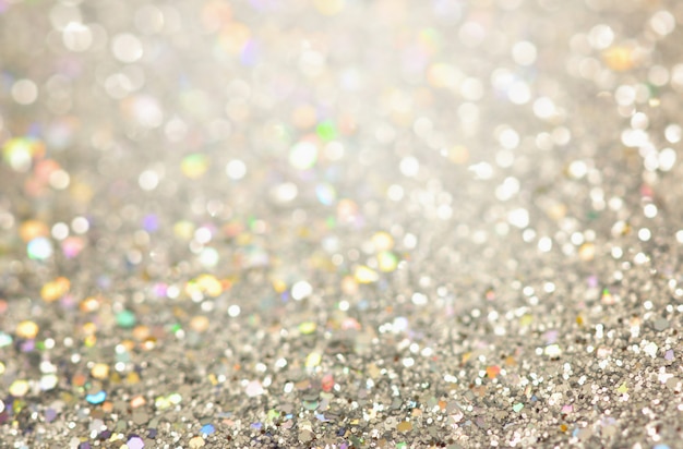 Photo golden glitter texture colorfull blurred abstract background for birthday new year eve or christmas