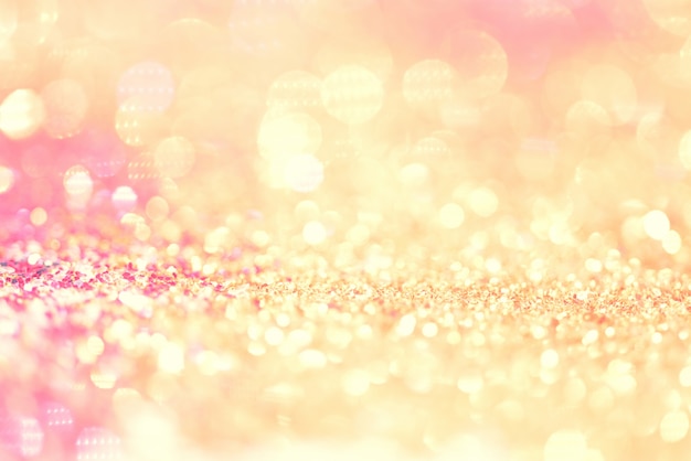 Golden glitter texture Colorfull Blurred abstract background for birthday new year eve or Christmas