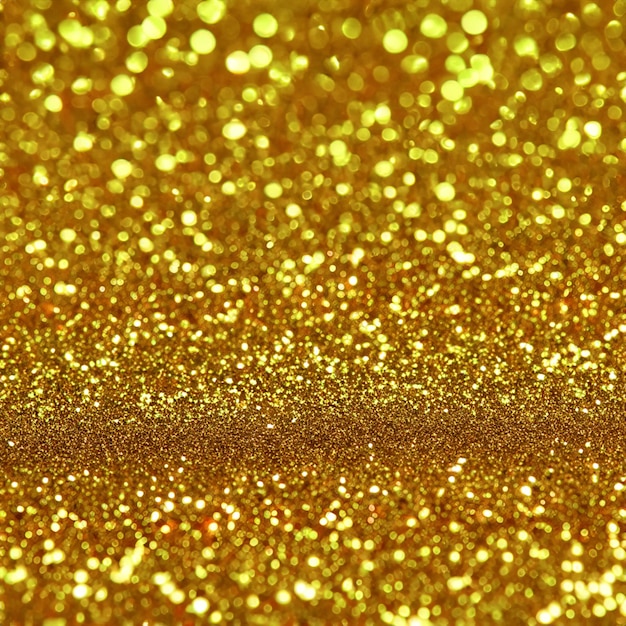 Premium Photo | Golden glitter texture