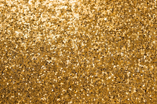 Photo golden glitters background