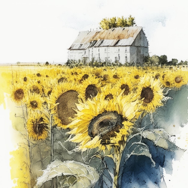 The Golden Glow of Sunflowers