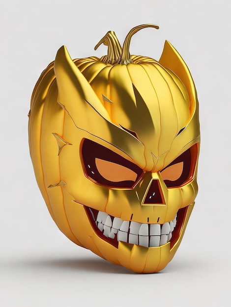 Golden Halloween Spooky TShirt Designs and Iconic Masks