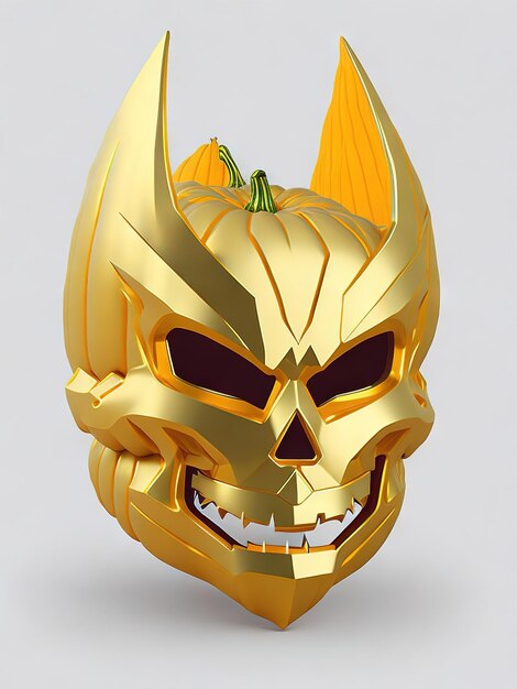 Golden Halloween Spooky TShirt Designs and Iconic Masks