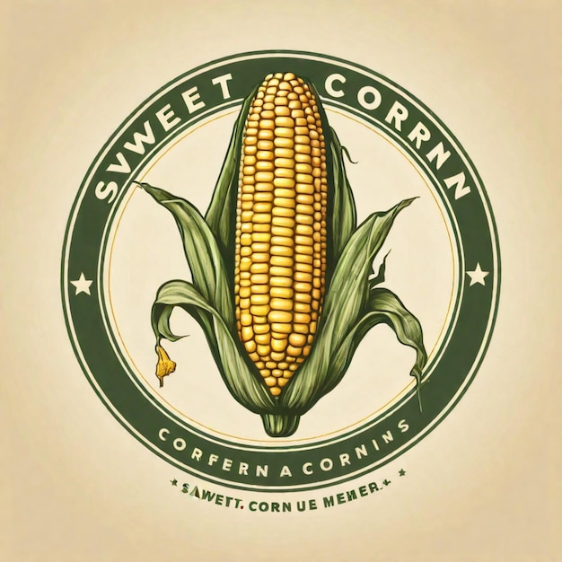 Photo golden harvest sweetcorn symphony
