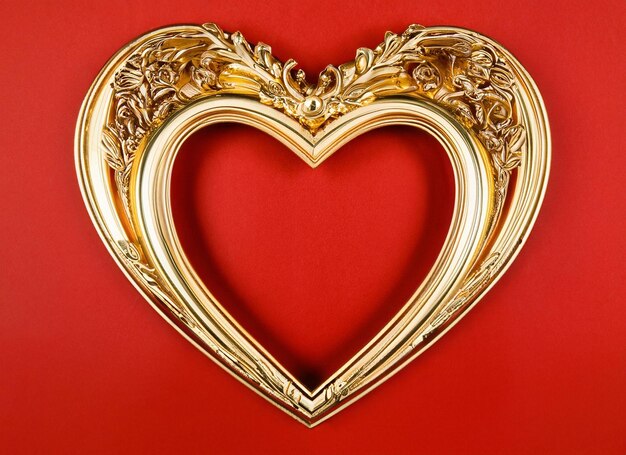 golden heart background