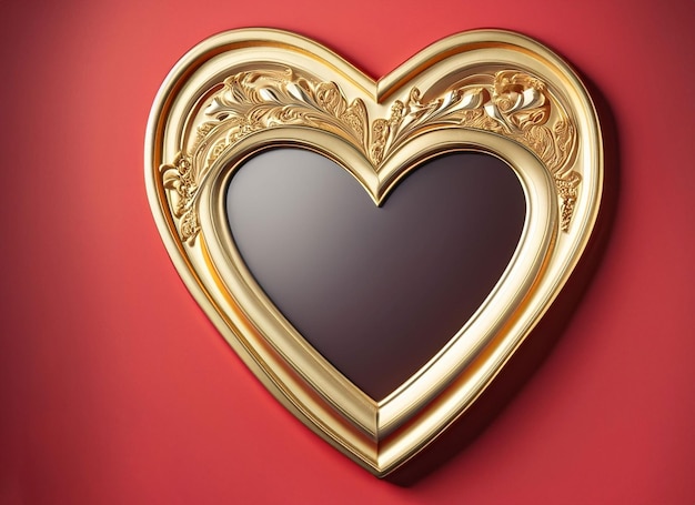 golden heart background