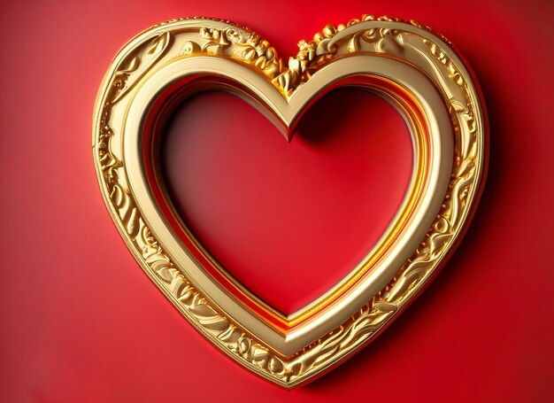 golden heart background