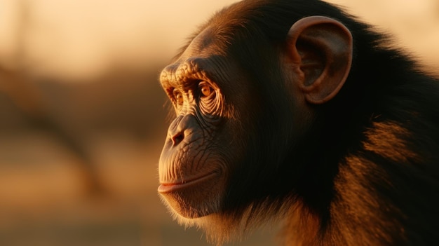 Golden Hour Chimp National Geographic's Stunning Shot On Agfa V