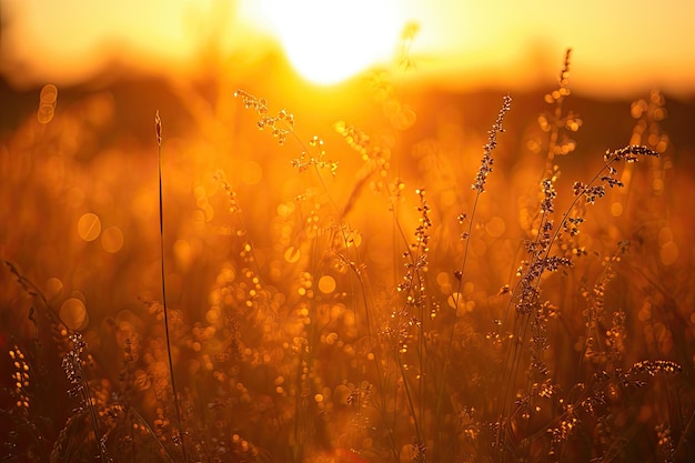 Golden hour glow Warm and soft lighting during the magic hours of sunrise or sunset