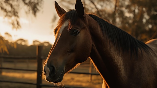 Golden Hour Horse Photography door National Geographic op Agfa Vista Film