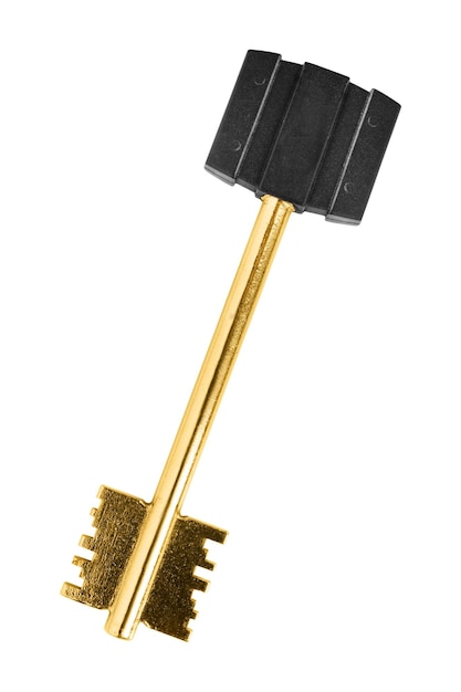 Golden key isolated