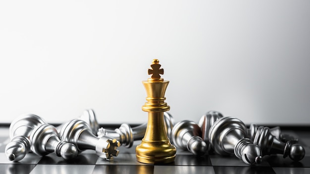 Download Caption: The Pensive Chess King in Defeat Wallpaper