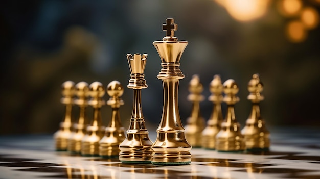 Golden king chess