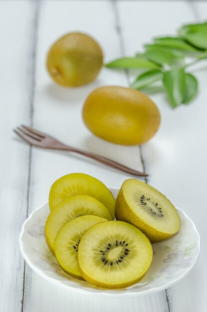 Golden kiwi fruit