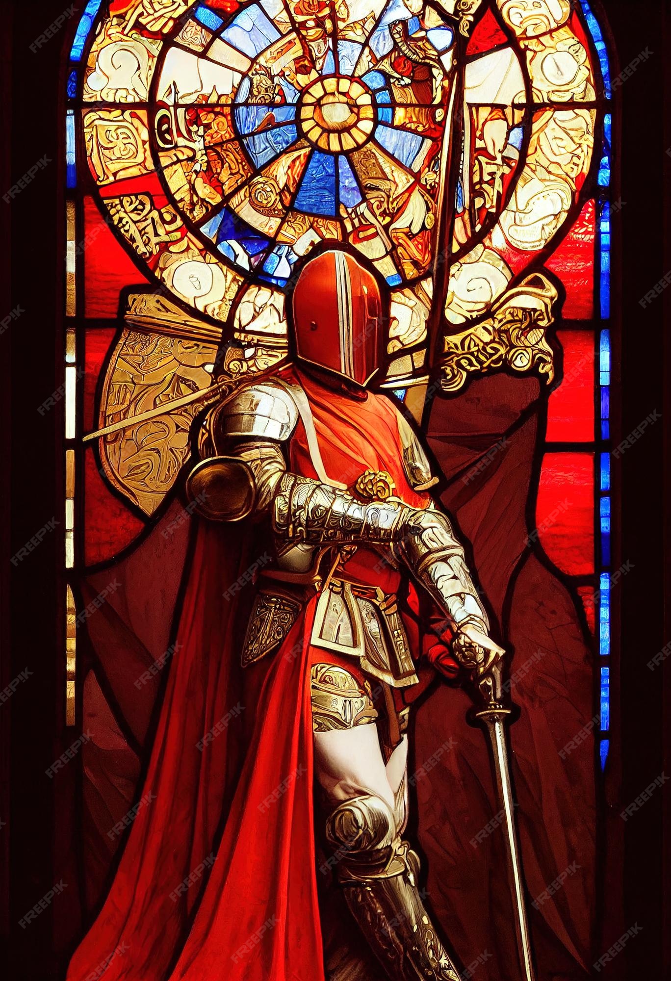 church stained glass background