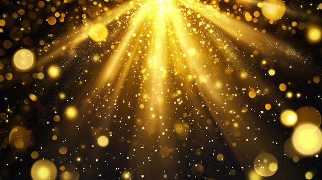 golden light and sparkle background