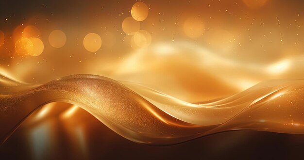 golden light wavy lines