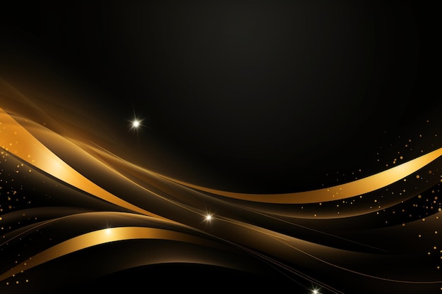 Golden line background