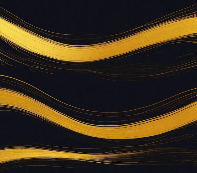 the golden lines of the series are created by the artist