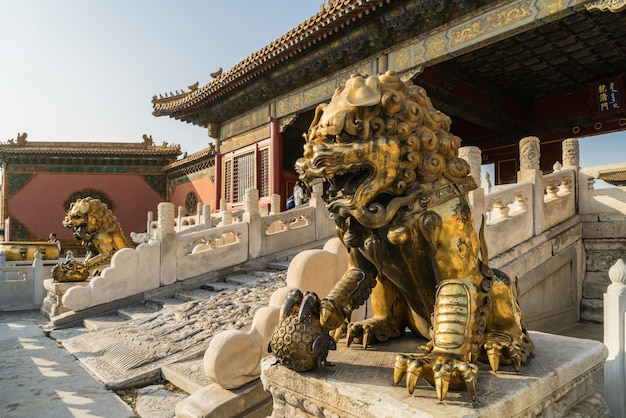 Golden Lion. Beijing, China 자금성