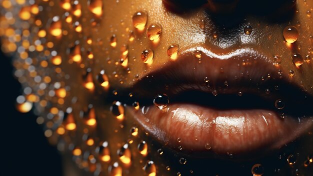 golden lip skincare techniques golden lips waterproof cosmetics