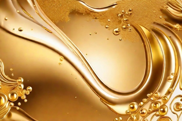 Golden liquid background hd 8k wallpaper stock photographic image