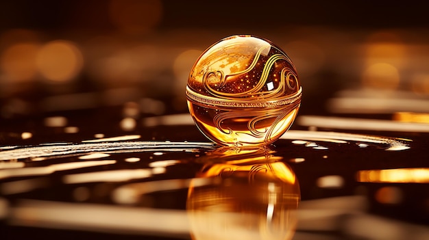 golden liquid HD 8K wallpaper Stock Photographic