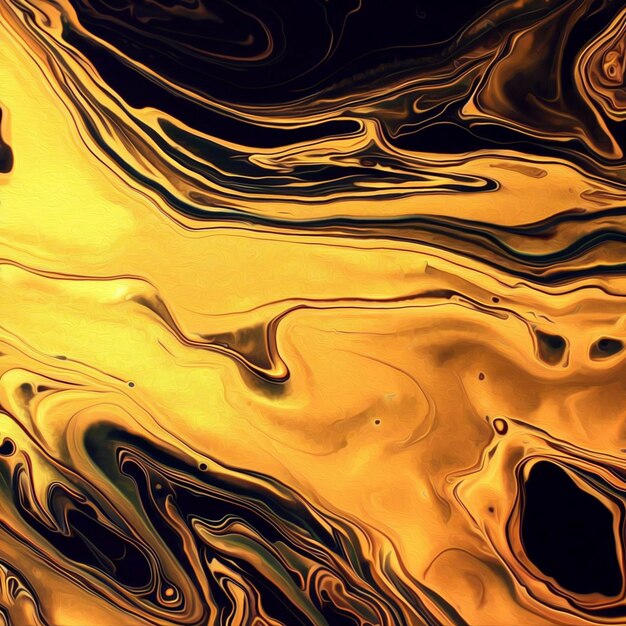 golden liquid marble abstract background