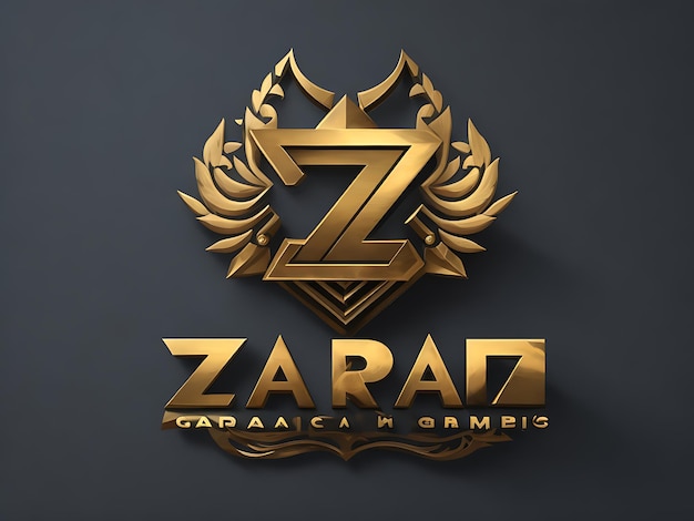 Premium AI Image | Golden Logo Design
