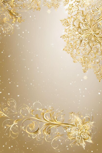 Golden luxurious Christmas wallpaper bright xmas banner