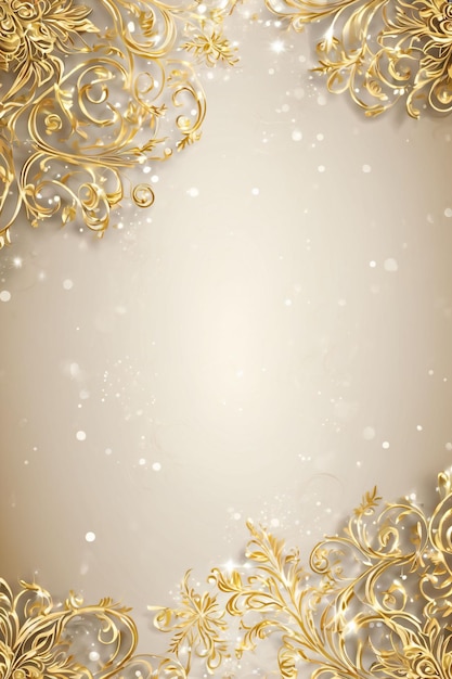Photo golden luxurious christmas wallpaper bright xmas banner