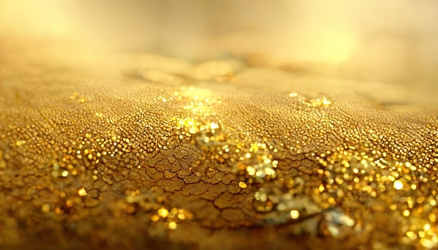Golden Luxury background Ai render