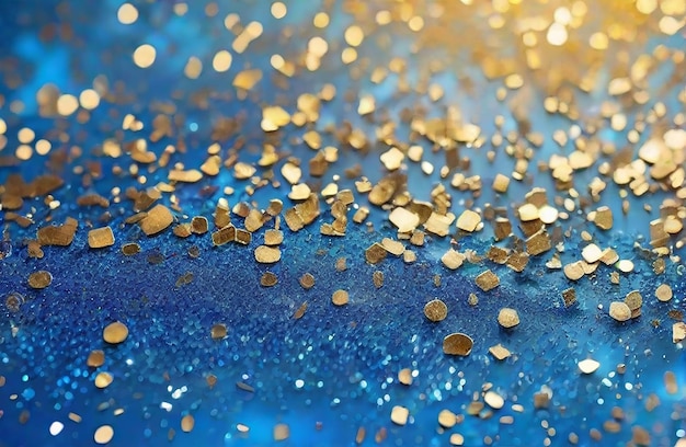 Golden luxury glitter background Ai generated