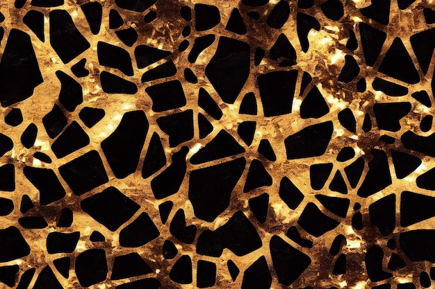 Golden marble surface