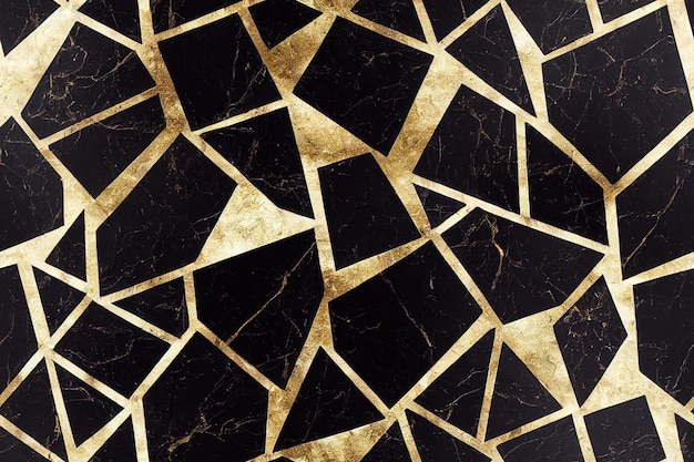 Golden marble surface