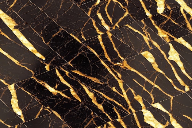 Golden marble surface