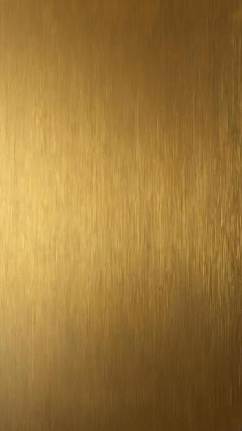 Golden metal background with polished brushed texture for design