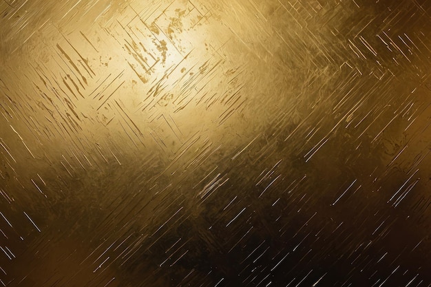Фото Золотой металлический фон с полированной щеткой текстуры для дизайна