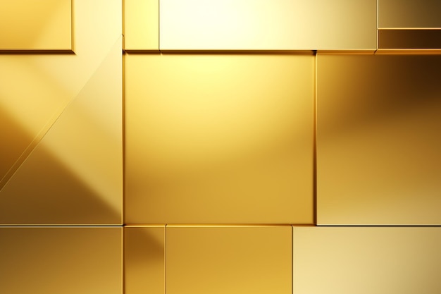 Golden metal background with polished