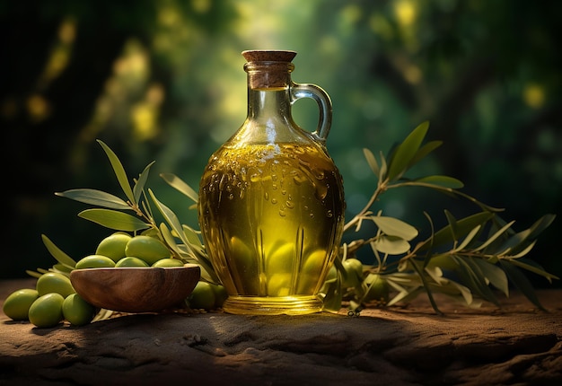 Golden Olive Oil Elegance