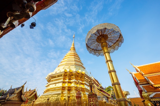 Pagoda dorata wat phra that doi suthep