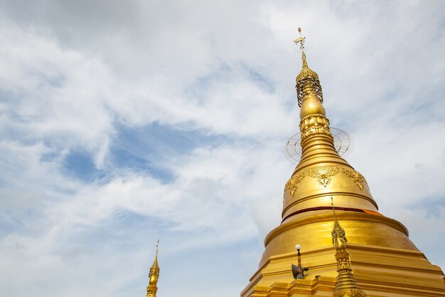 Golden pagoda.