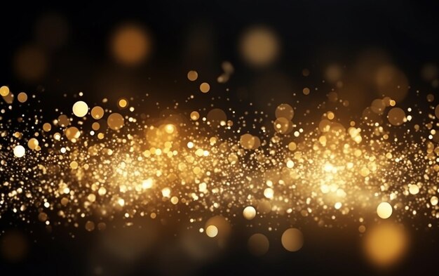 写真 黄金の粒子 ボケ 装飾的な背景