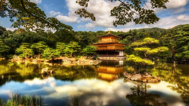 The Golden Pavilion or Kinkakuji for my new Japanese friends