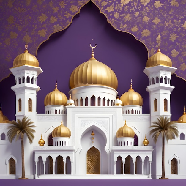 GOLDEN PURPLE van de moskee
