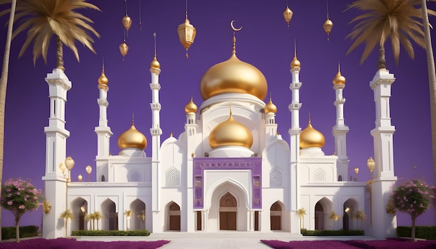 GOLDEN PURPLE van de moskee
