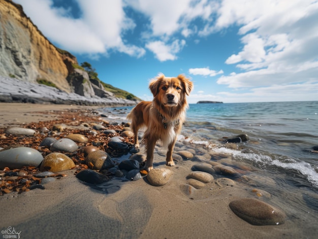 golden retriever hond Generatieve AI