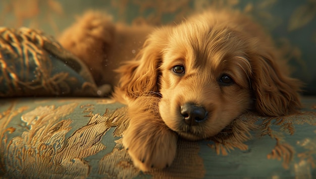 Golden Retriever Puppy Adoptie nauwkeurig en gedetailleerd