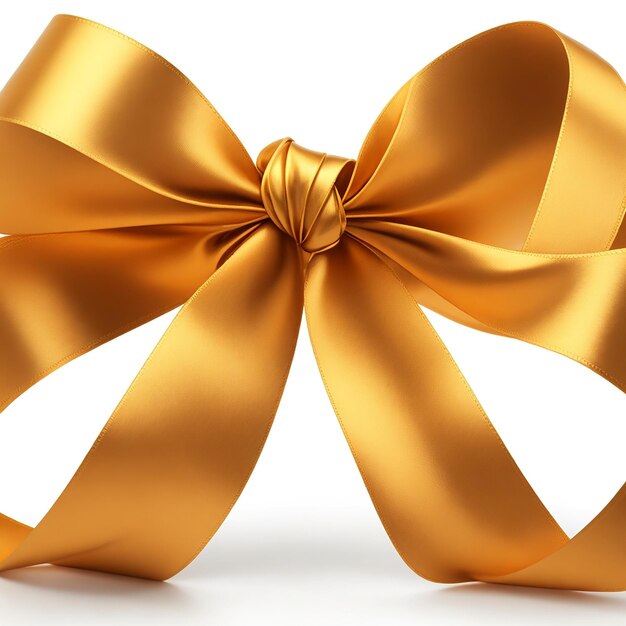 Photo golden ribbon